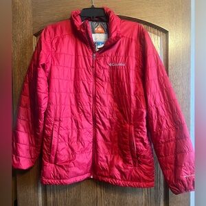 Columbia Vibrant Red Omni-Heat Puffer Jacket